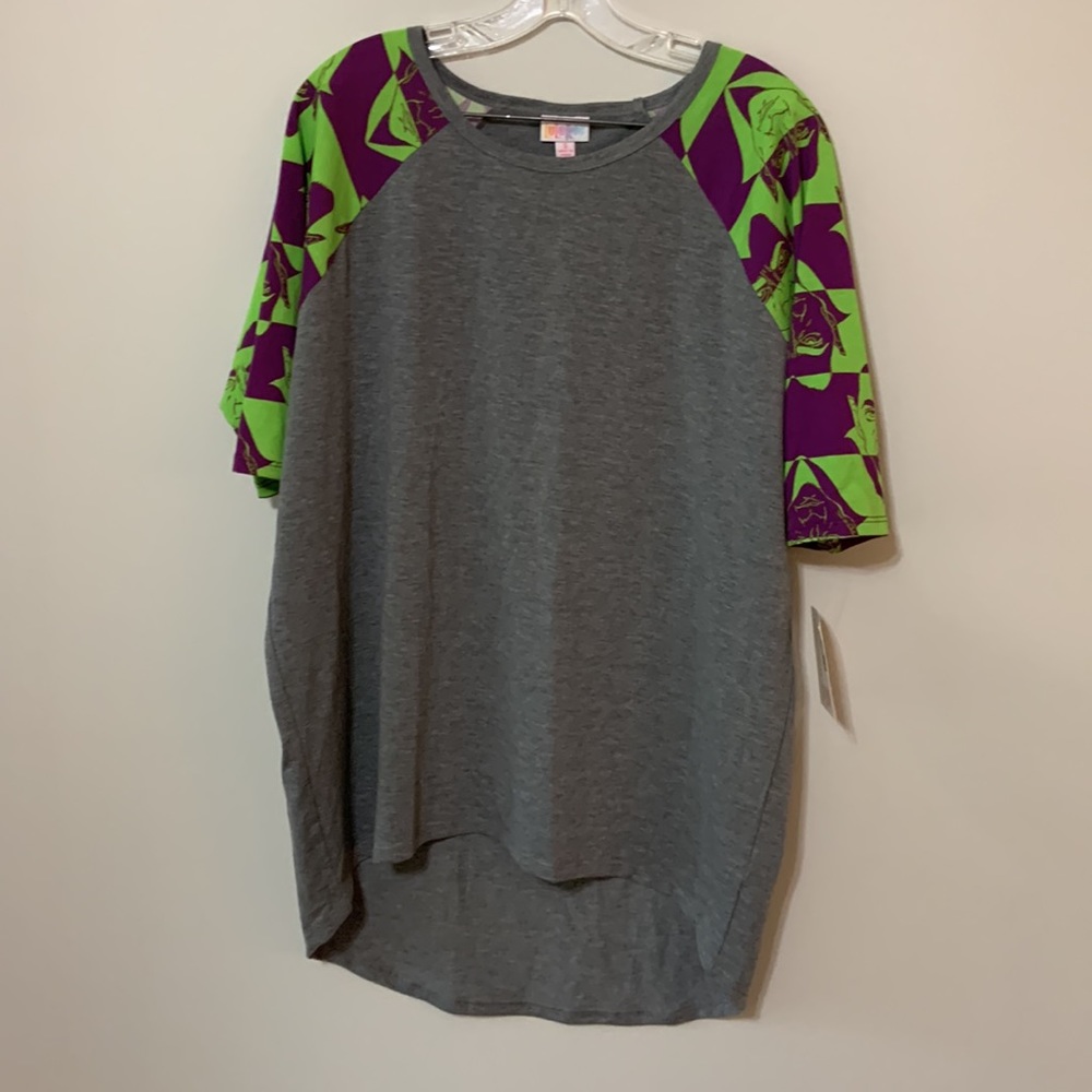 LuLaRoe Halloween vampire size small Irma tunic top.